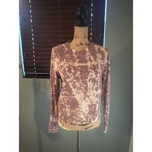 Lululemon Magenta Cotton Long Sleeve Top Size Small